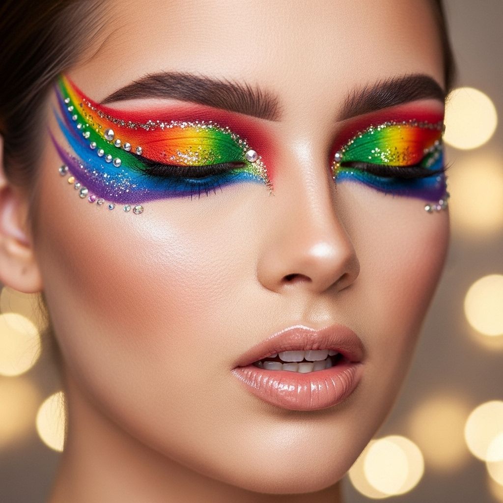19 Bold Pride Makeup Ideas To Express Yourself This Month From rainbow brows to holographic highlighters, discover vibrant Pride makeup looks that let you shine and celebrate the LGBTQ+ community.
