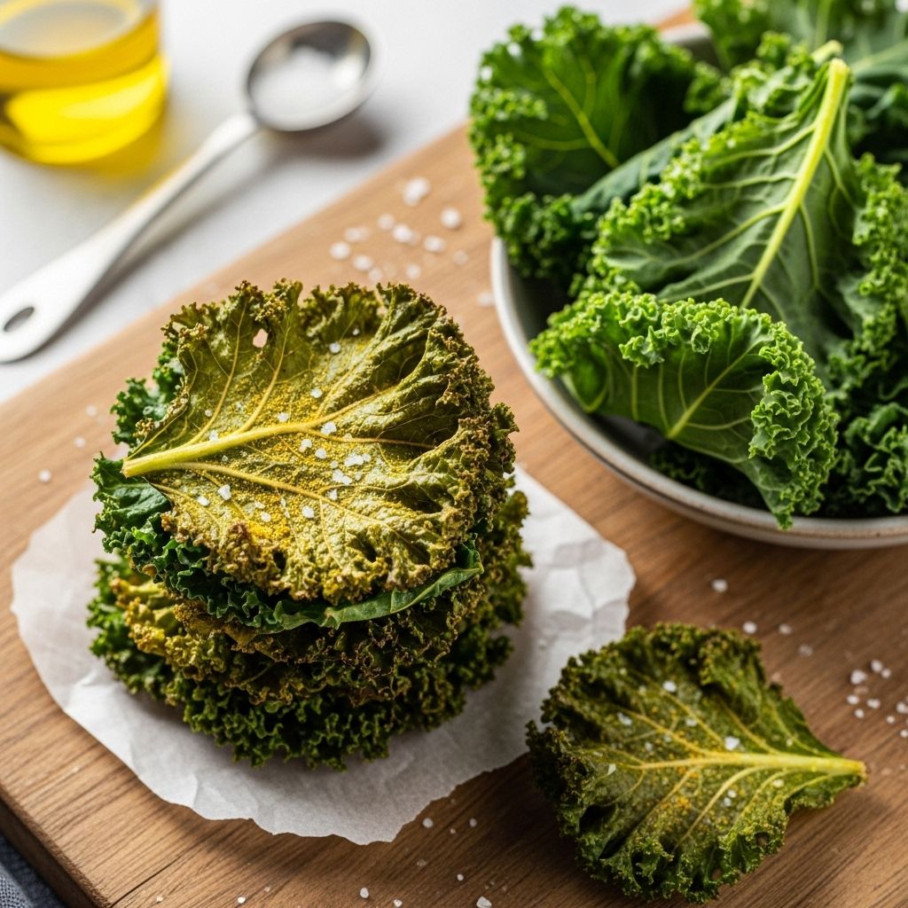 Make healthy, irresistibly crispy kale chips at home in minutes—discover everything you need to know and master this guilt-free snack.