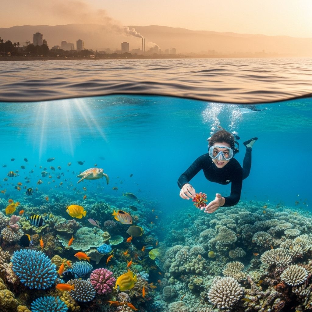 As Earth's temperatures soar, coral reefs are caught in a fight for survival, demanding urgent global action.