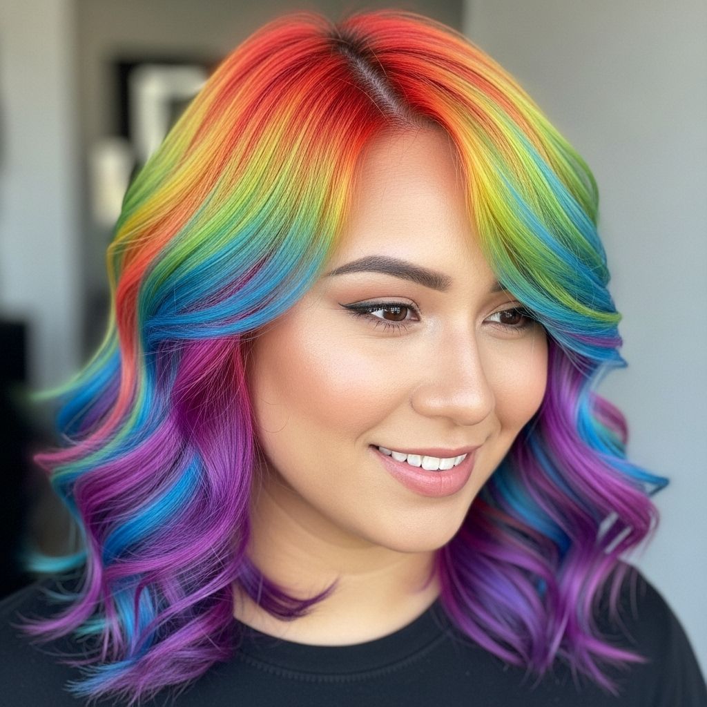 Dive into the vibrant world of rainbow hair with 29 creative color ideas, expert care tips, and trending techniques for every length, style, and personality.