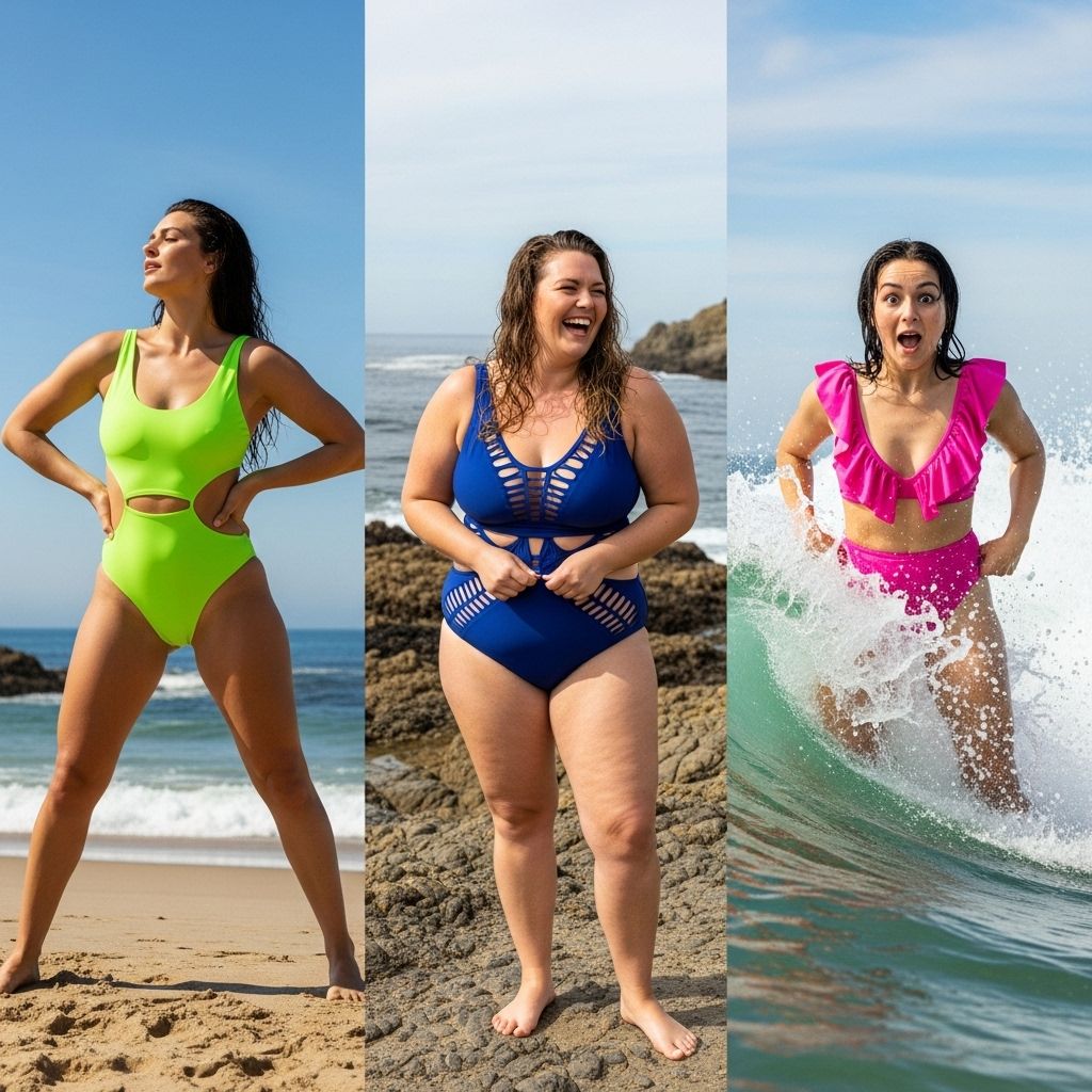 From underboob monokinis to atomic wedgies, we explore how real women react to the most extreme swimsuits on the internet.