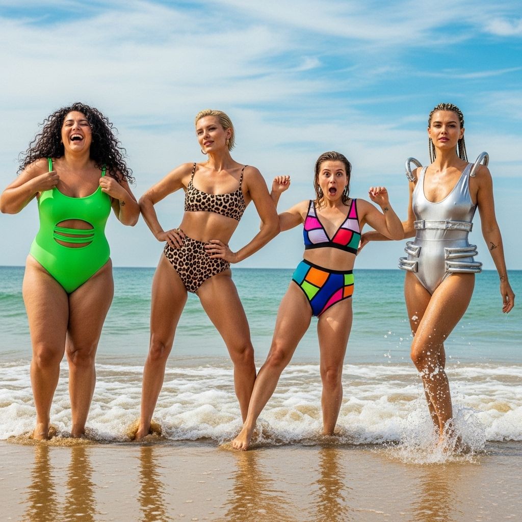 From underboob monokinis to atomic wedgies, we explore how real women react to the most extreme swimsuits on the internet.
