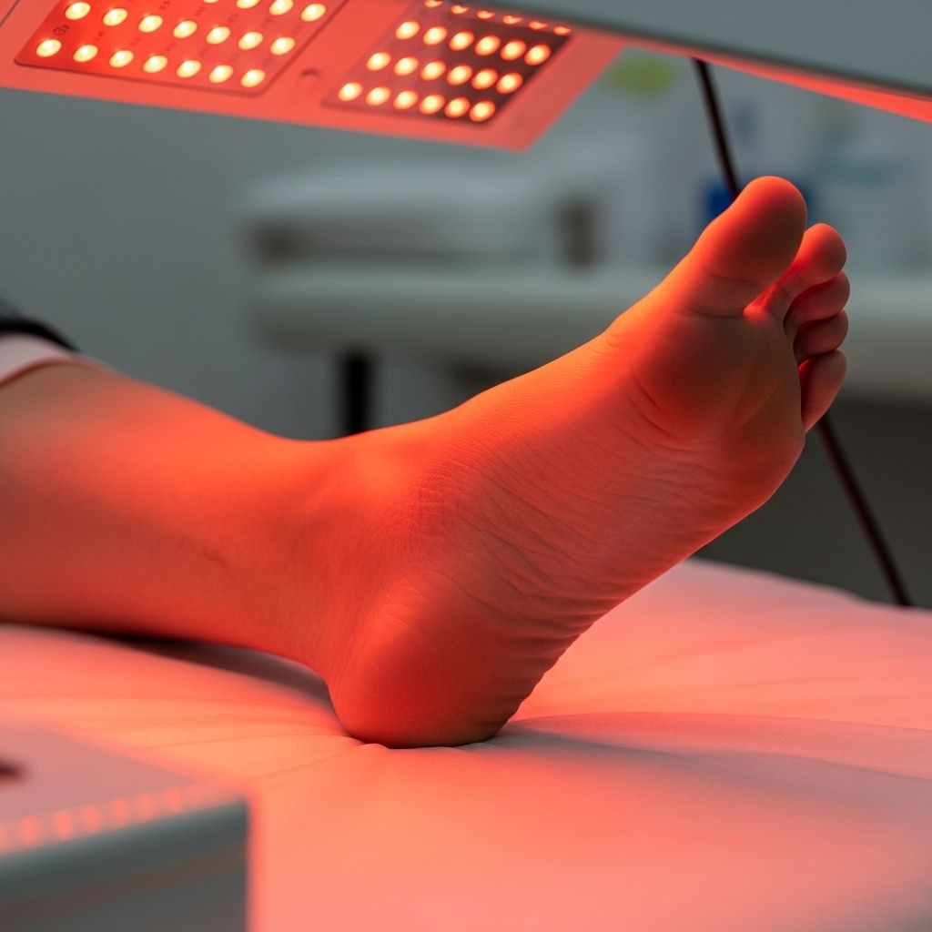 A comprehensive guide to red light therapy for diabetic neuropathy, including how it works, effectiveness, risks, and alternative management options.
