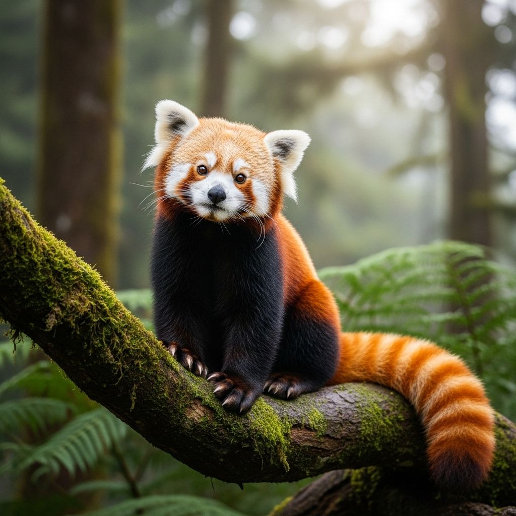 Unveiling the mysteries, behaviors, threats, and conservation status of the elusive red panda in its Himalayan realm.