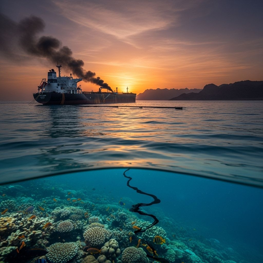 Escalating attacks on oil tankers and cargo ships in the Red Sea risk an environmental disaster, threatening biodiversity and clean water supplies.
