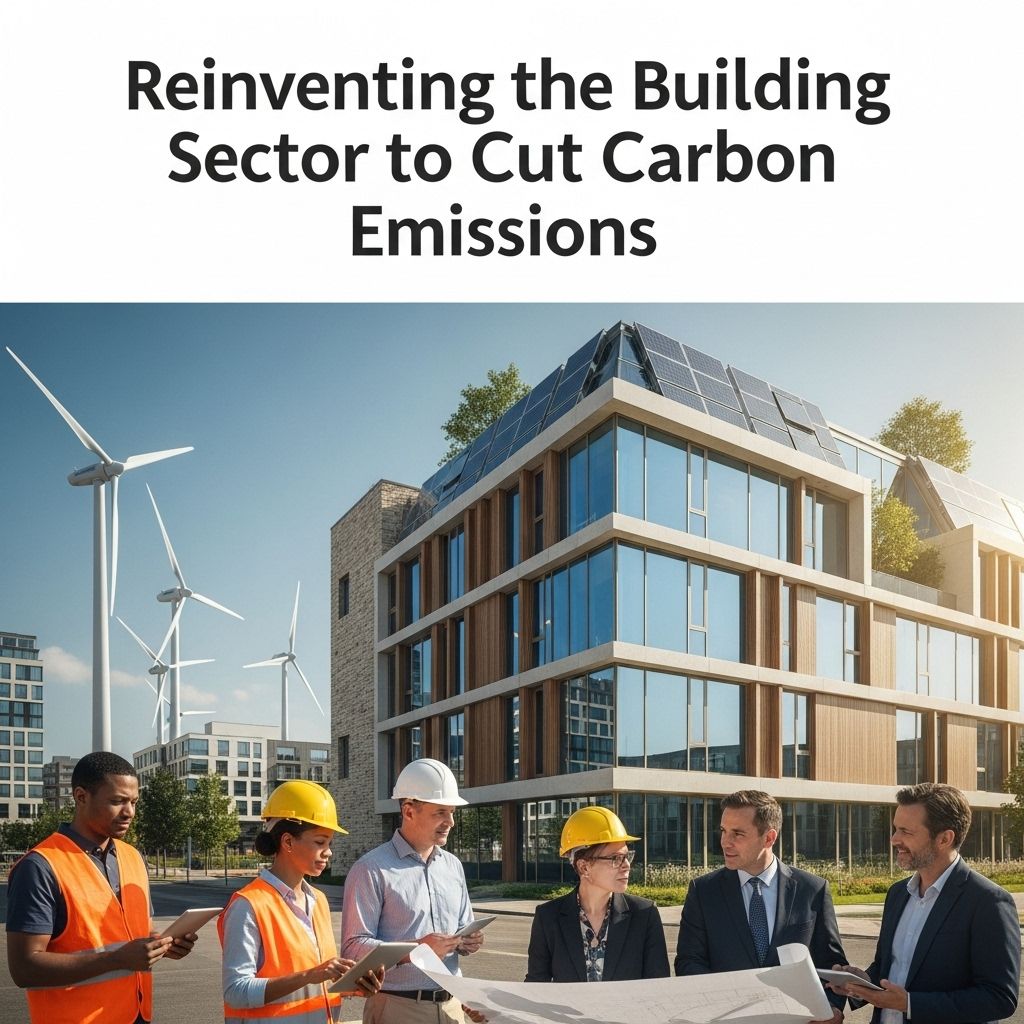 Comprehensive strategies are transforming building design and construction to drastically cut carbon emissions and fight climate change.
