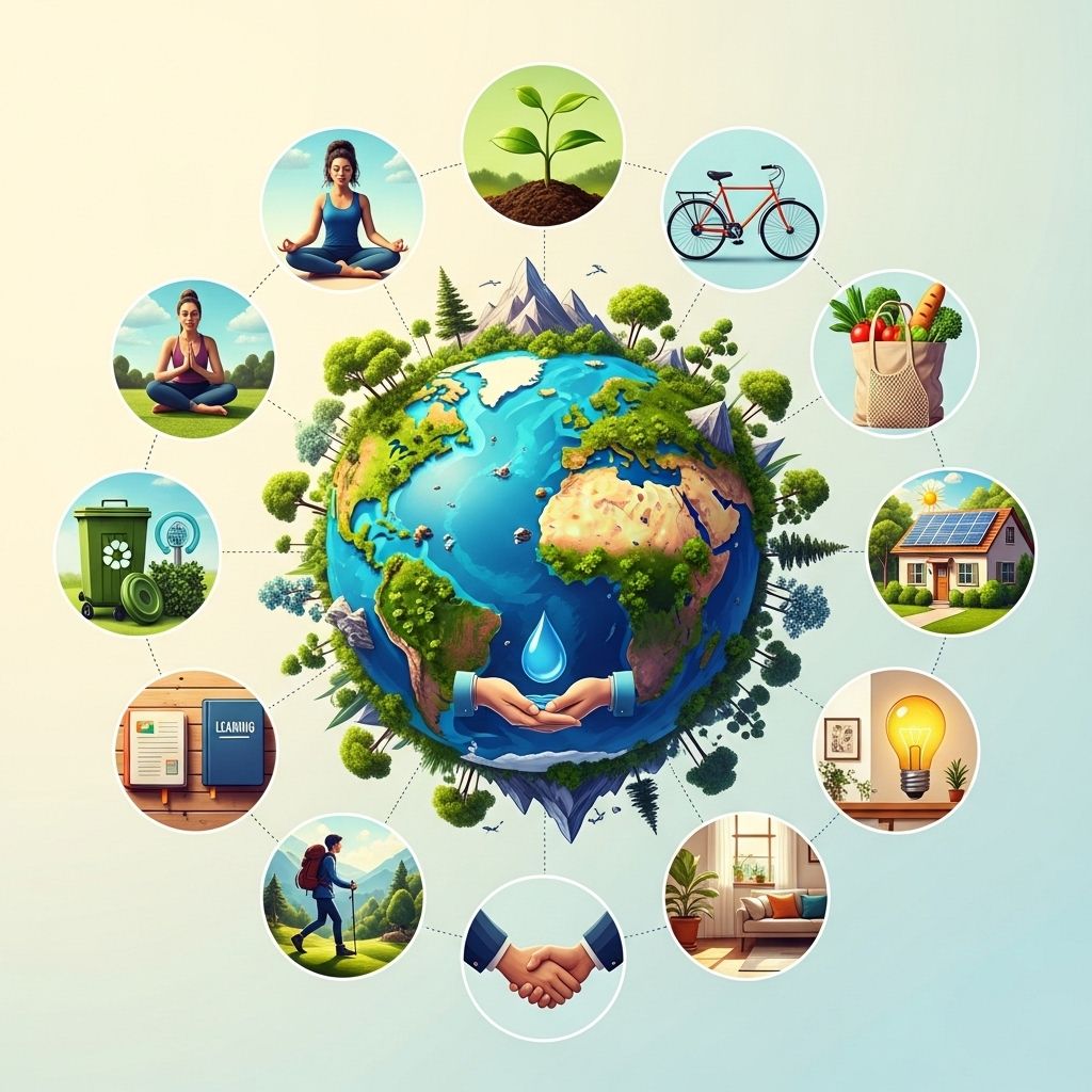 Discover practical resolutions to boost personal happiness while reducing your environmental footprint for a better world.