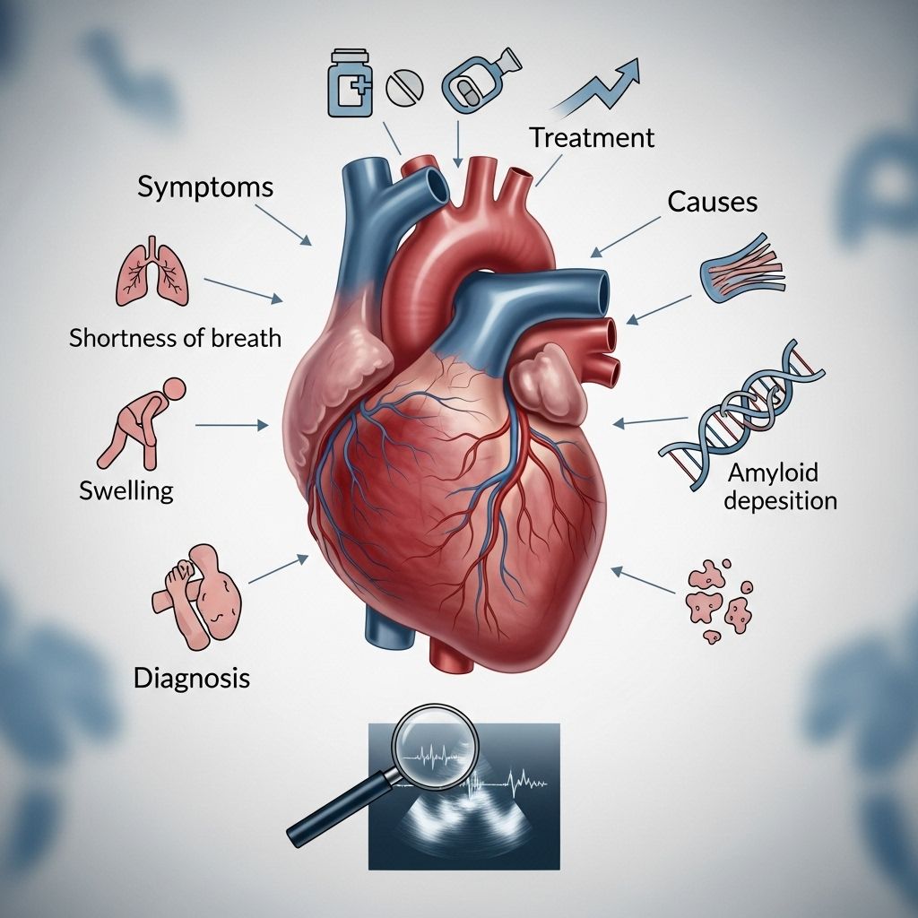 Restrictive Cardiomyopathy: Understanding Symptoms, Causes, Diagnosis, and Treatment Everything you need to know about restrictive cardiomyopathy, from symptoms to treatment and living well with this rare heart disease.