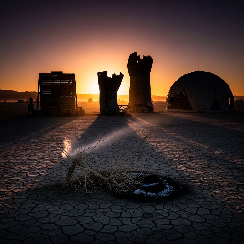 Exploring the true environmental footprint of Burning Man and the need for transformation in festival culture.