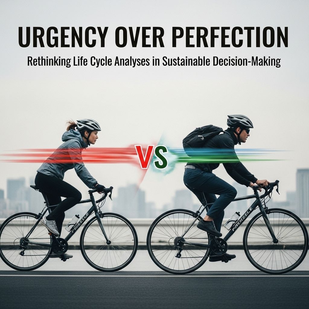 Why focusing on perfection in life cycle analyses can slow action in addressing urgent environmental challenges.