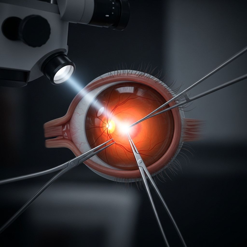 Understanding the different retinal surgeries, their benefits, associated risks, procedures, and what to expect during recovery.