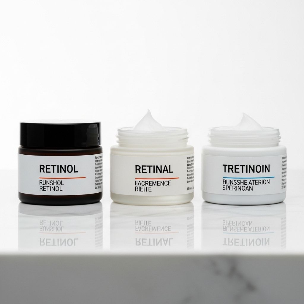 Retinoids Explained: In-Depth Comparison of Retinol, Retinal, and Tretinoin for Optimal Skin Health and Anti-Aging Discover each retinoid’s strengths and precautions for a tailored skincare routine.