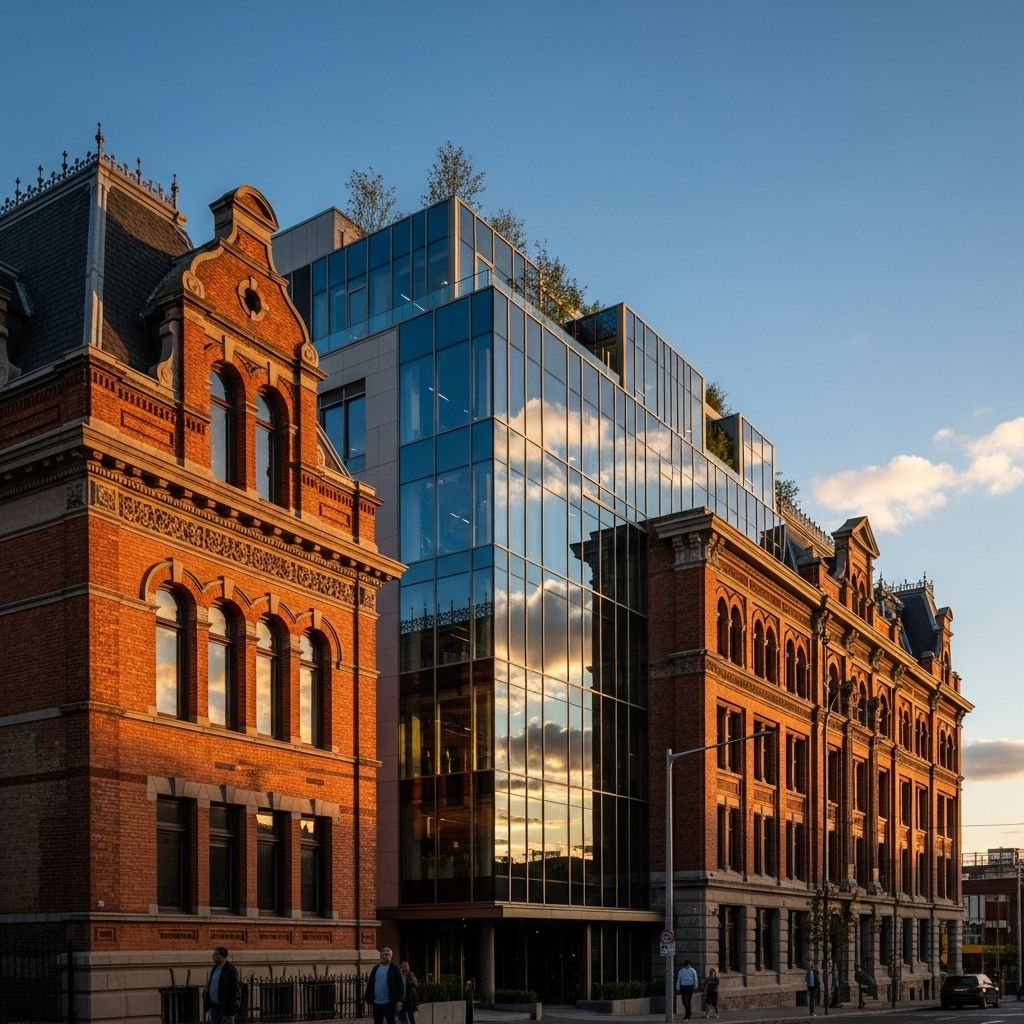 Advocating for adaptive reuse and retrofitting as vital actions for carbon reduction and sustainable urban futures.