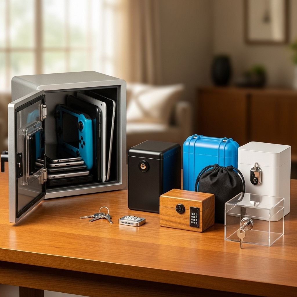 Shield distractions and foster connections by tucking away screens during shared moments.