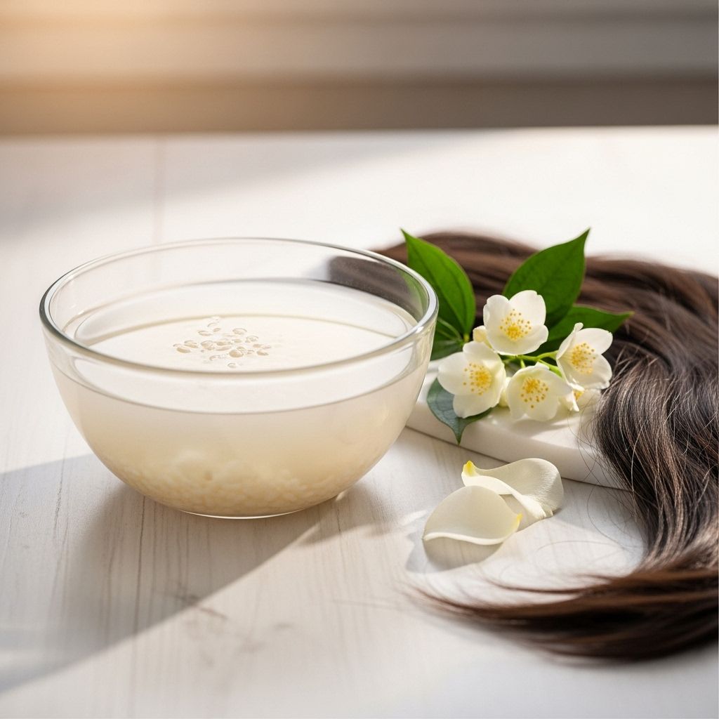 Discover the science, myths, and step-by-step process behind using rice water for shinier, stronger hair.