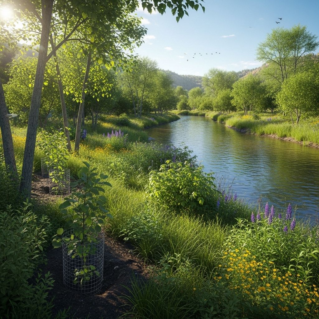Discover how riparian planting breathes new life into rivers, prevents erosion, and empowers communities to restore natural habitats.