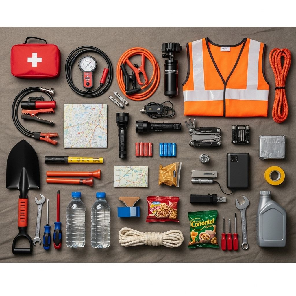 Stay prepared for any roadside emergency with a kit that covers every scenario.
