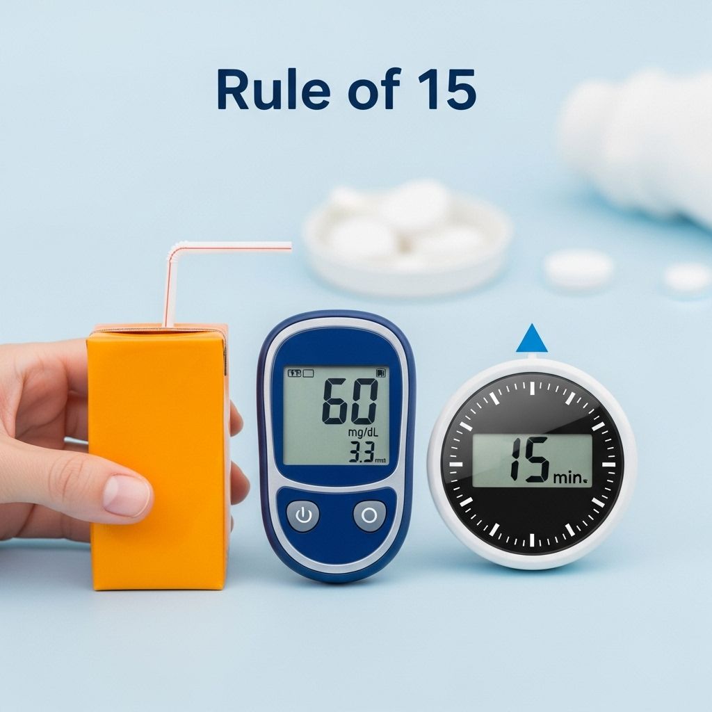 Everything you need to know about the Rule of 15—a step-by-step approach to quickly and safely manage hypoglycemia in diabetes.