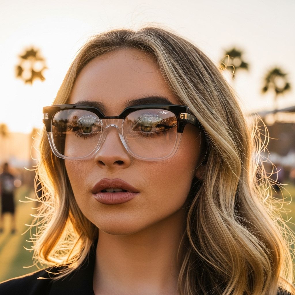 Dive into Sabrina Carpenter’s buzzworthy Coachella eyewear moment, uncovering her QUAY x GUIZIO glasses and affordable lookalikes.
