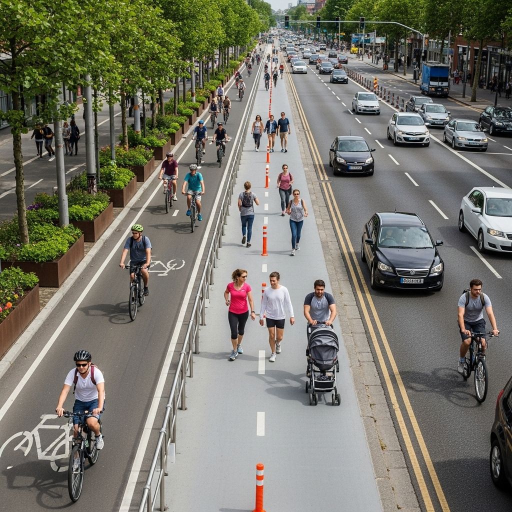 Transforming streets for genuine pedestrian and cyclist safety, not just optical reassurance.