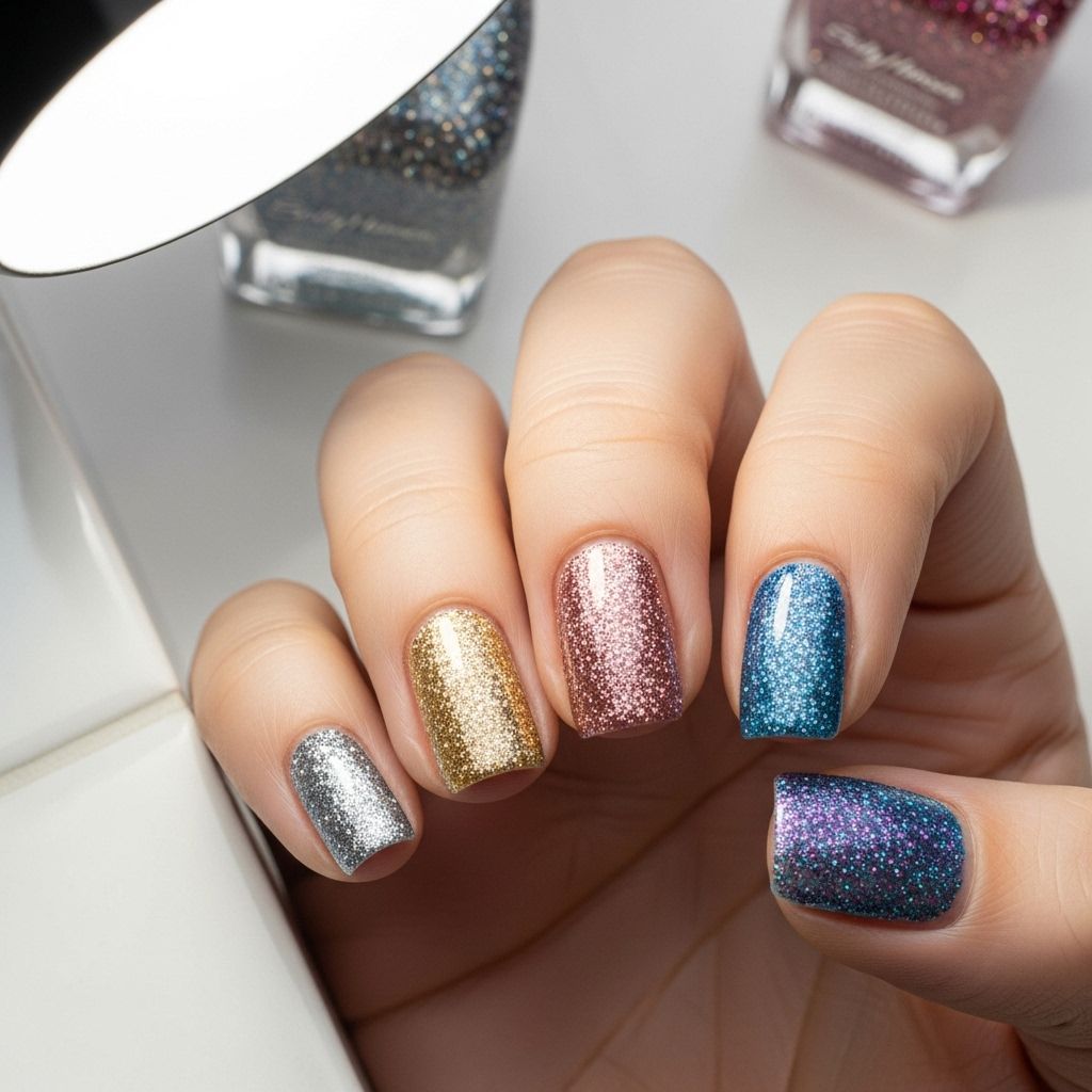 Sparkle your way to a flawless, salon-quality glitter manicure with expert methods, product recommendations, and troubleshooting tips.