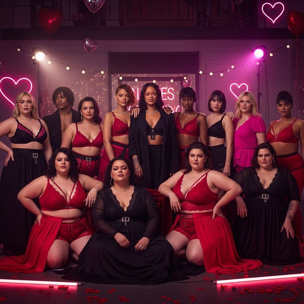 Discover how Rihanna’s Savage X Fenty Valentine’s Day 2025 collection celebrates romance, self-love, and friendship with bold, inclusive style.