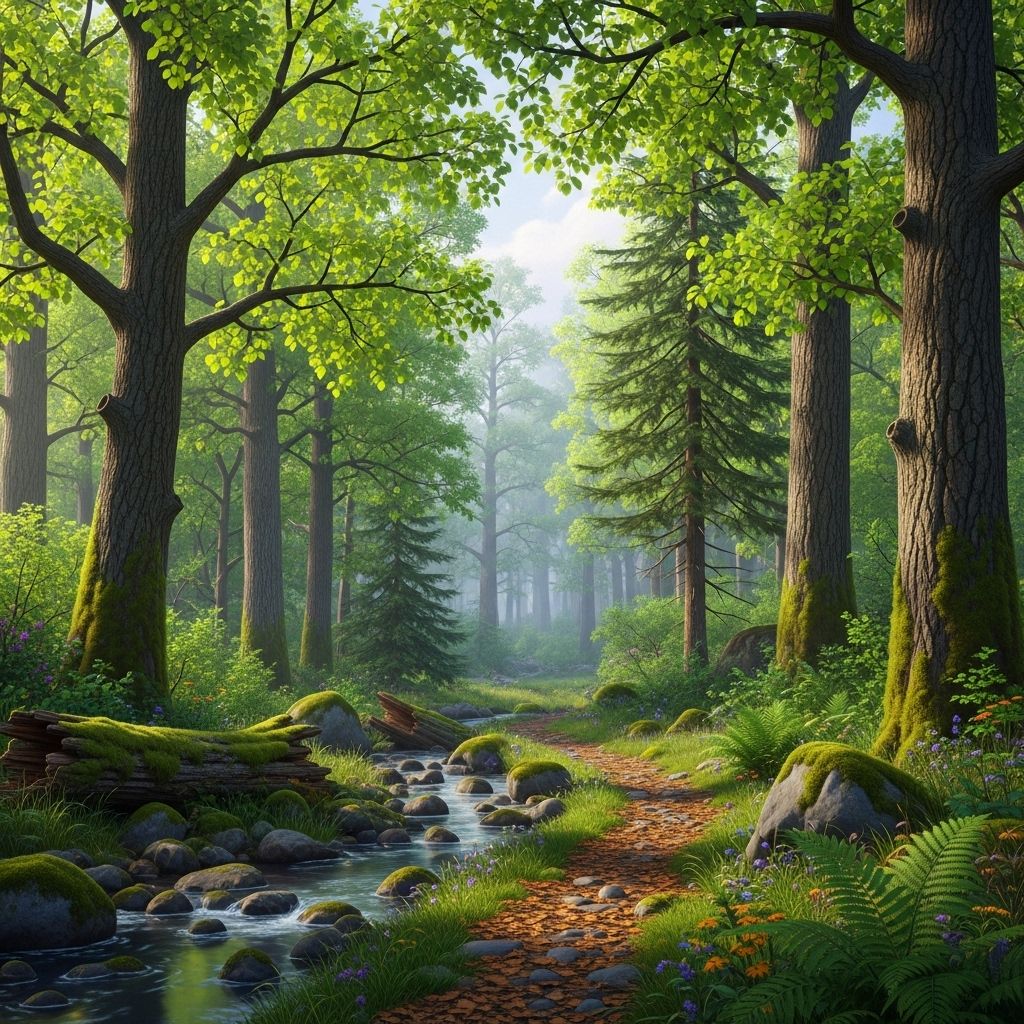 Green immersion eases tension, lowers stress hormones, and restores mental balance.