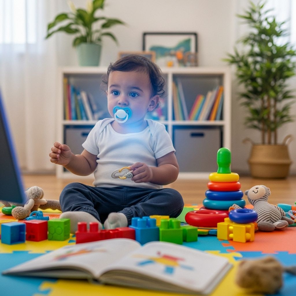 Limiting digital distractions and boosting parent-child talk fosters early word growth.