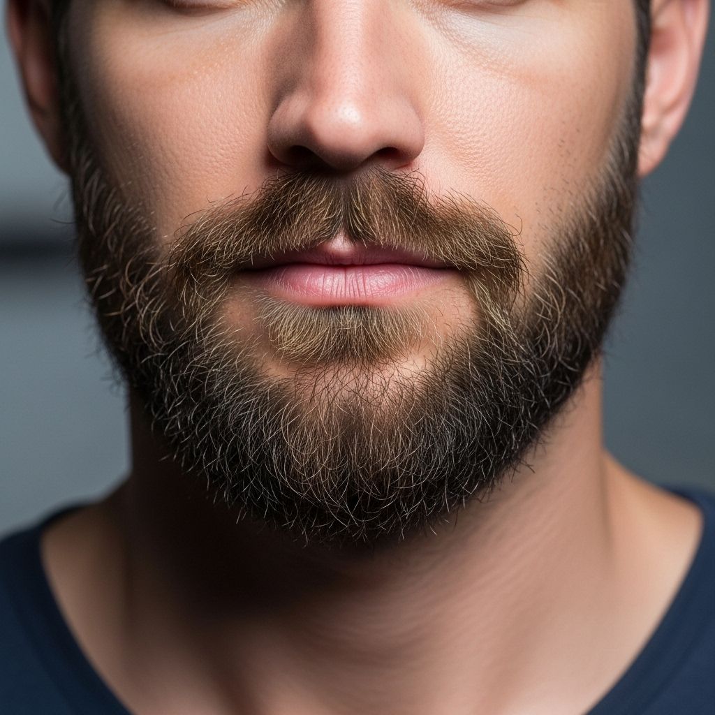 Minimal grooming steps can refine early stubble into a smart, touchable beard style.