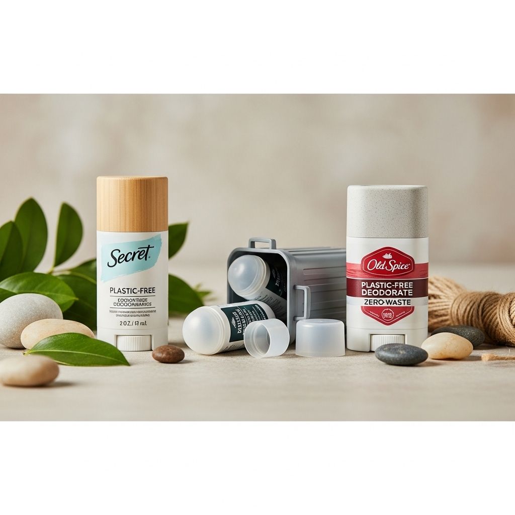 Examining the real environmental impact of Secret and Old Spice's innovative push for plastic-free deodorant tubes.