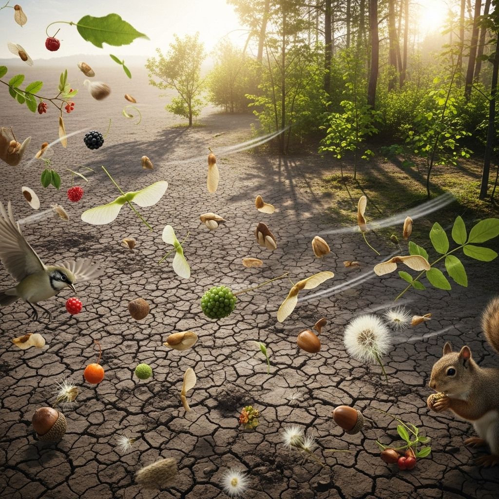 Unlocking nature’s mechanisms—how diverse seed dispersal strategies drive the success of forest restoration.