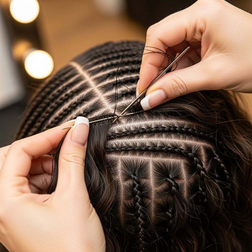 Everything you need to know about sew-in weaves: from installation to upkeep, styles, costs, and hair health tips.