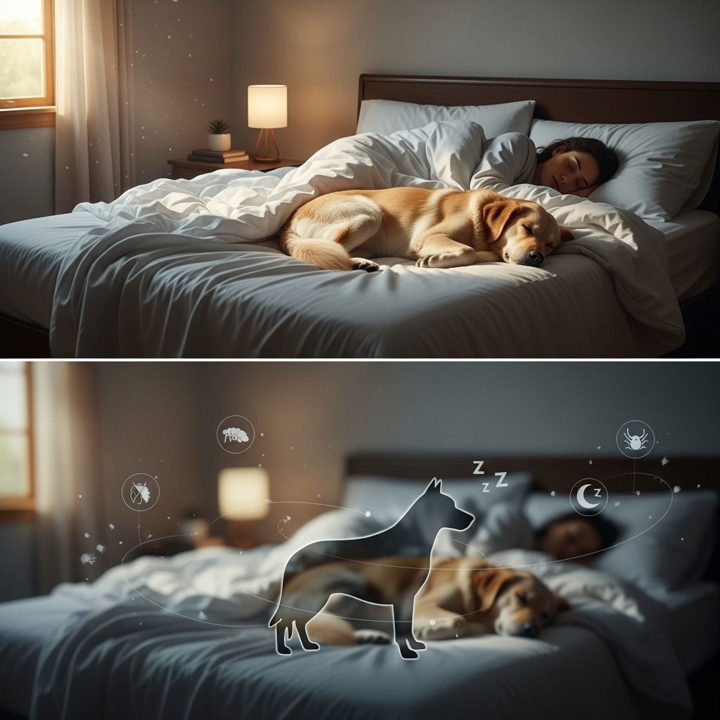 Nighttime cuddles with a furry friend foster calm and closeness, yet some downsides await.