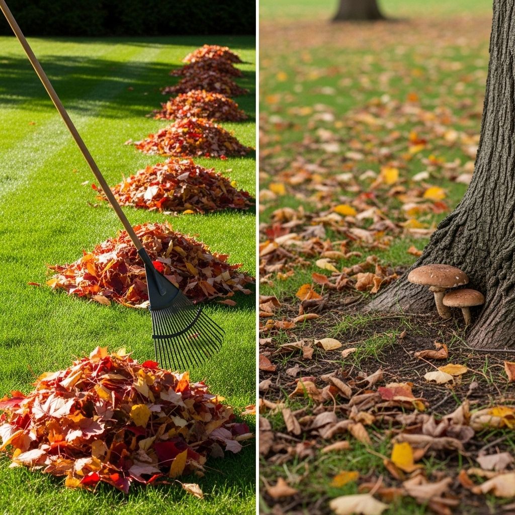 Discover the environmental, ecological, and practical benefits of leaving leaves on your lawn—and when you should still rake.