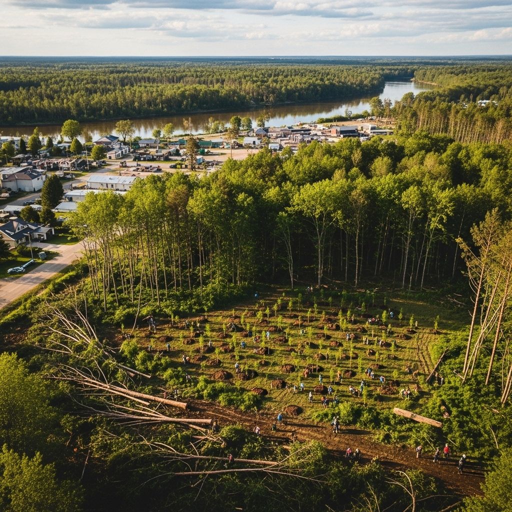 Understanding how replanting trees after disasters fosters environmental and emotional recovery in affected communities.