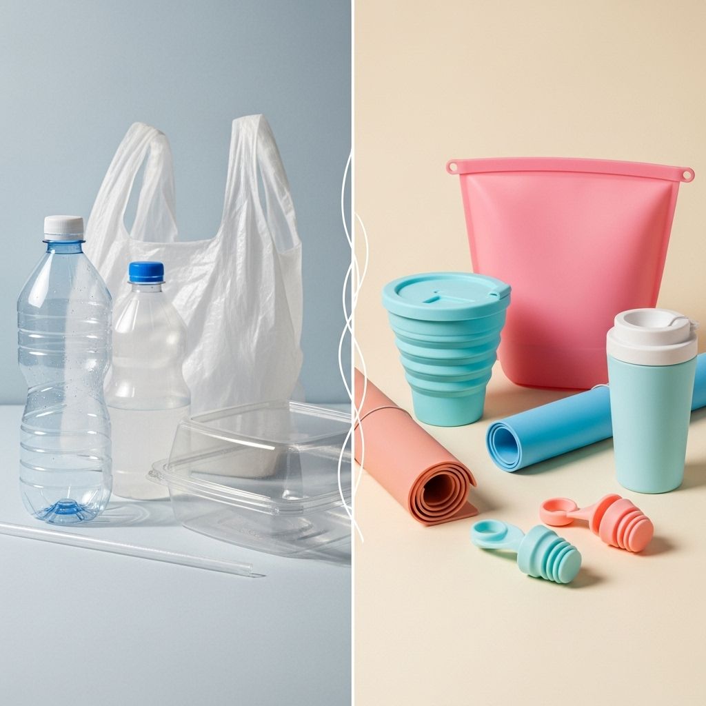 A deep dive into silicone: safety, sustainability, and pitfalls as a replacement for disposable plastics.