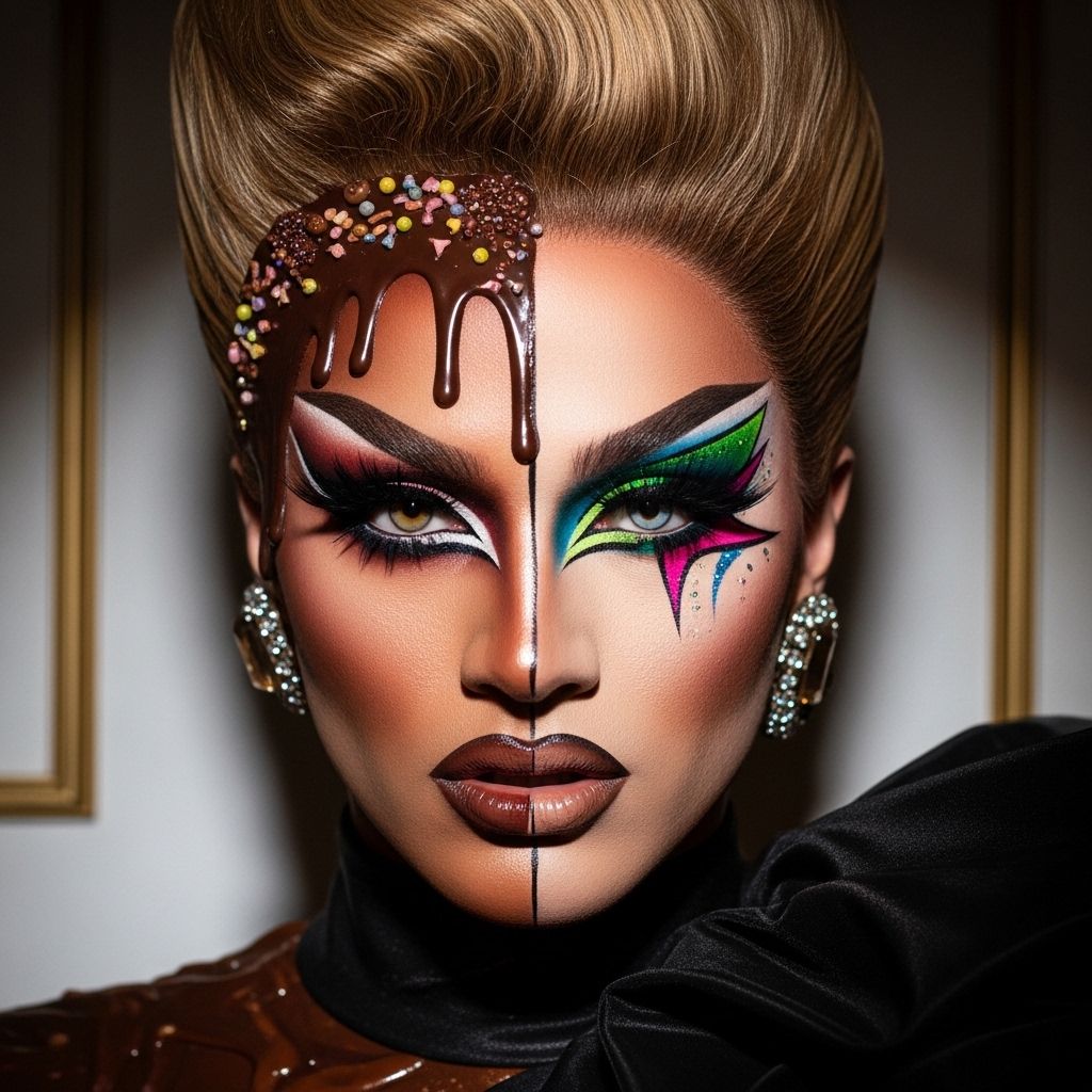 Explore the artistry, secrets, and inspiration behind Silky Ganache and Glen Alen’s dazzling drag makeup transformations on Cosmo Queens.