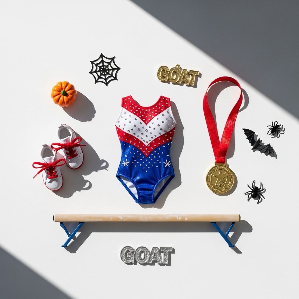 Channel Simone Biles’ Olympic brilliance with costumes that capture her style, spirit, and Team USA pride for Halloween 2024.