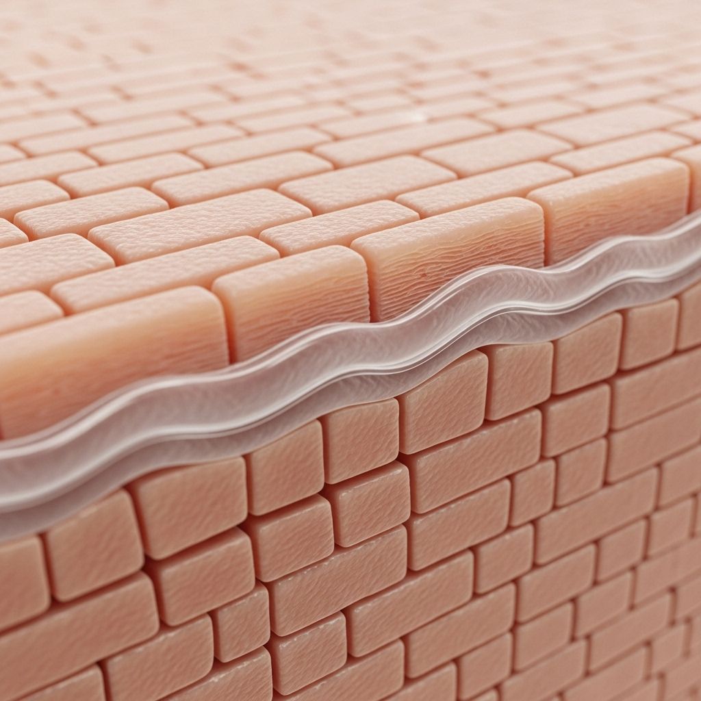 A resilient outer layer locks in moisture and shields skin from environmental damage.