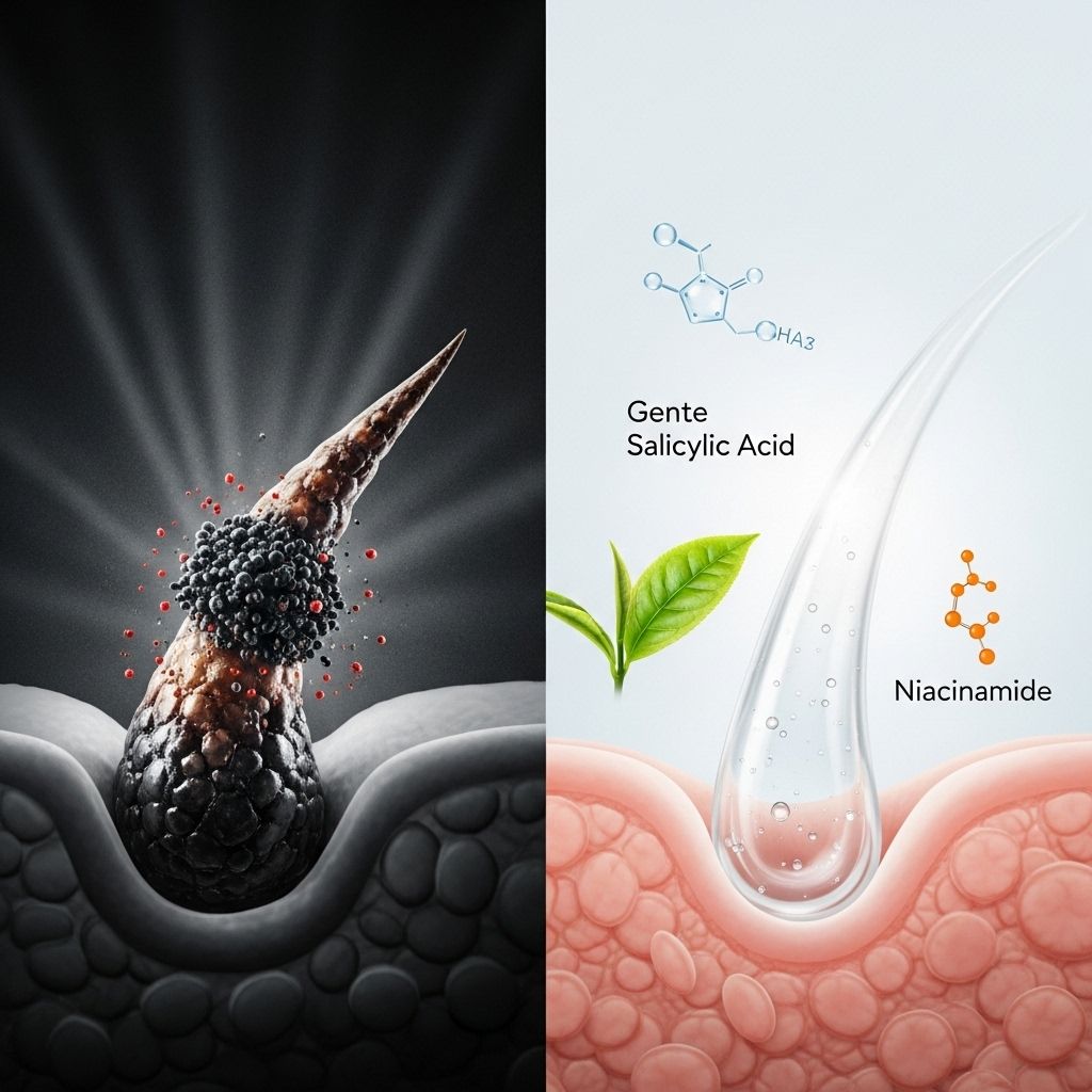 Skincare Ingredients That Cause & Fight Blackheads: Comprehensive Guide for Clear Skin Pinpoint pore-clogging culprits and discover top remedies for refined, radiant complexion.