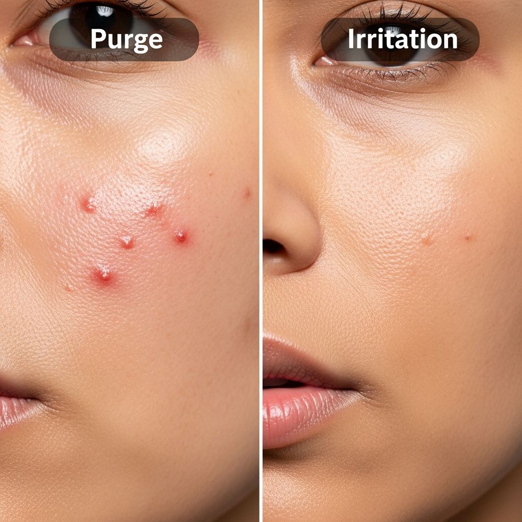Skincare Purge vs Irritation: How to Tell the Difference for Healthy Skin Differentiate breakout flares from harmful reactions to preserve a balanced complexion.