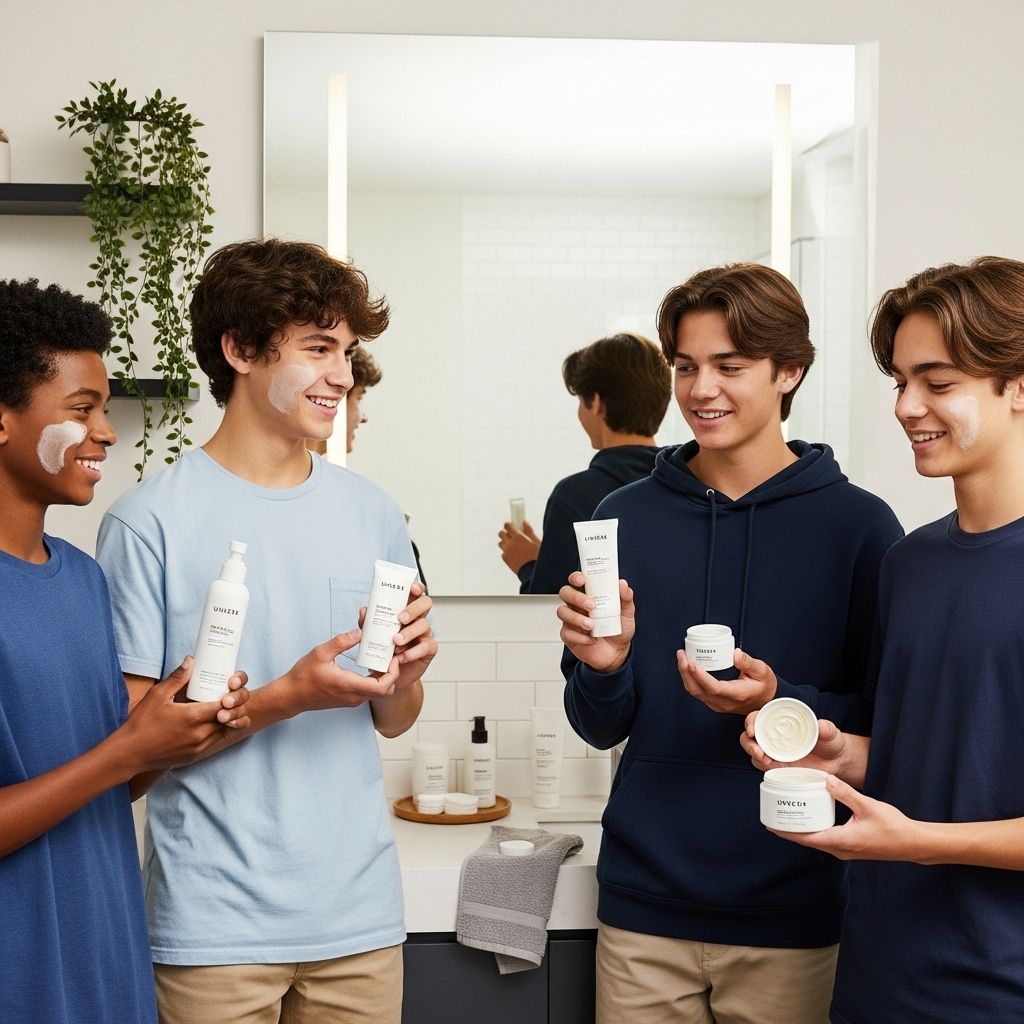 Skincare for Teen Boys: Simple Routine for Clear, Healthy Skin Build confidence with a simple daily regimen that balances oil and soothes breakouts.