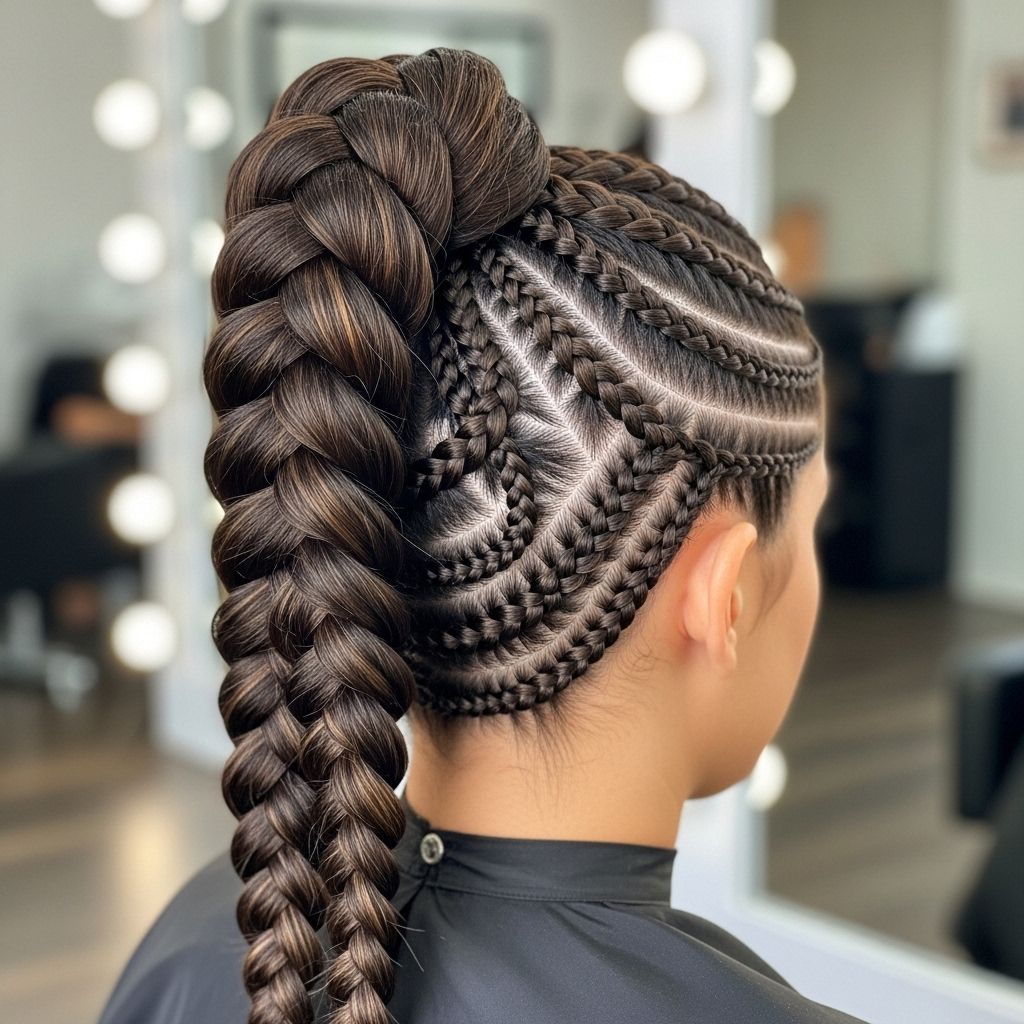 Discover the insider secrets and exact steps to creating and maintaining ultra-sleek, criss-cross high pony braids that last.