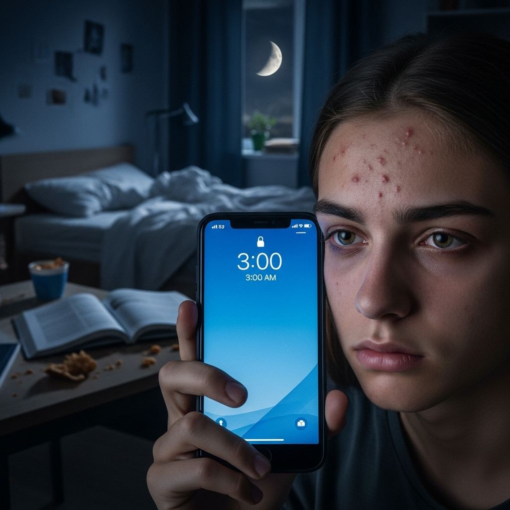 Sleep Deprivation and Teen Acne: Understanding the Critical Link Between Rest and Skin Health Restful nights calm inflammation and balance hormones for a blemish-free complexion.