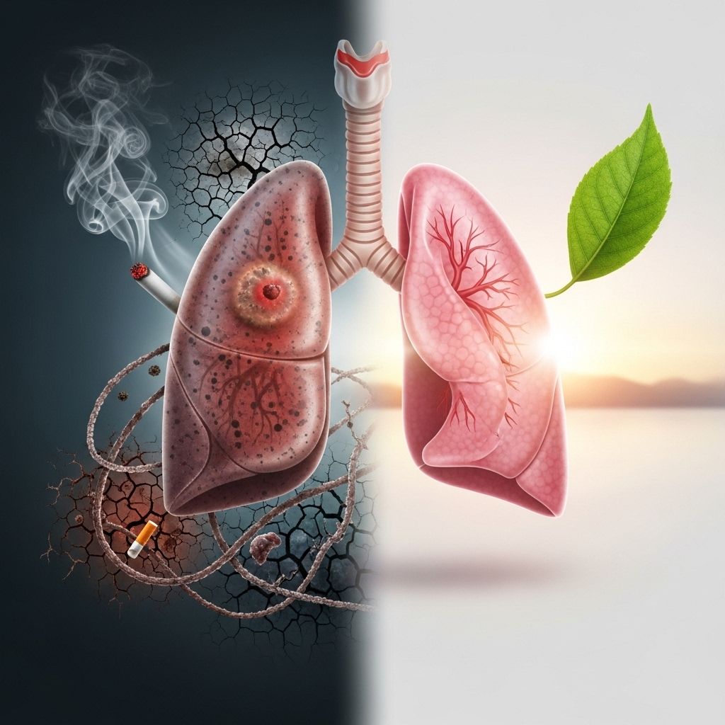 Learn how smoking dramatically raises your lung cancer risk, how secondhand smoke and e-cigarettes factor in, and why quitting matters at any age.