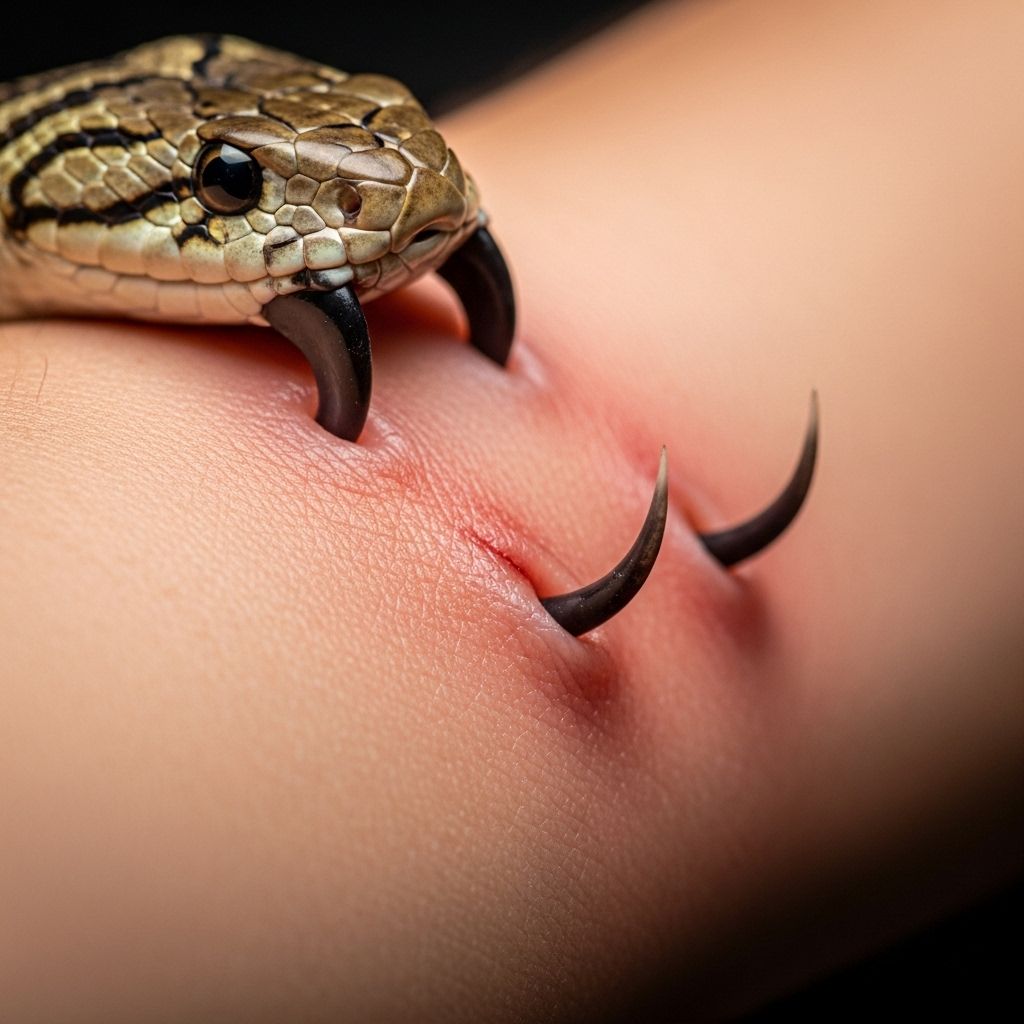 Learn how to identify, respond to, and treat snake bites, including recognizing symptoms and providing effective first aid.