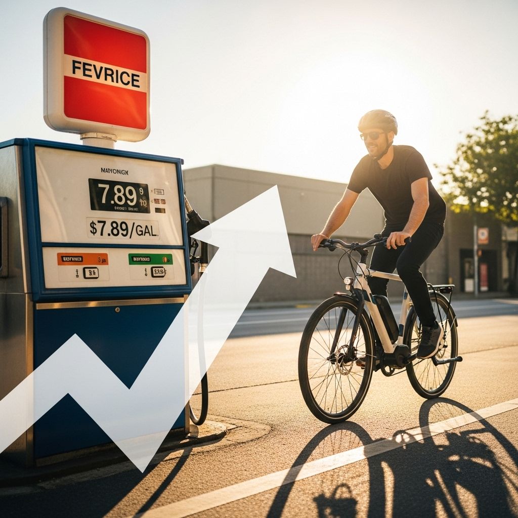 Rising fuel costs drive consumers to embrace e-bikes for clean, cost-effective urban mobility.