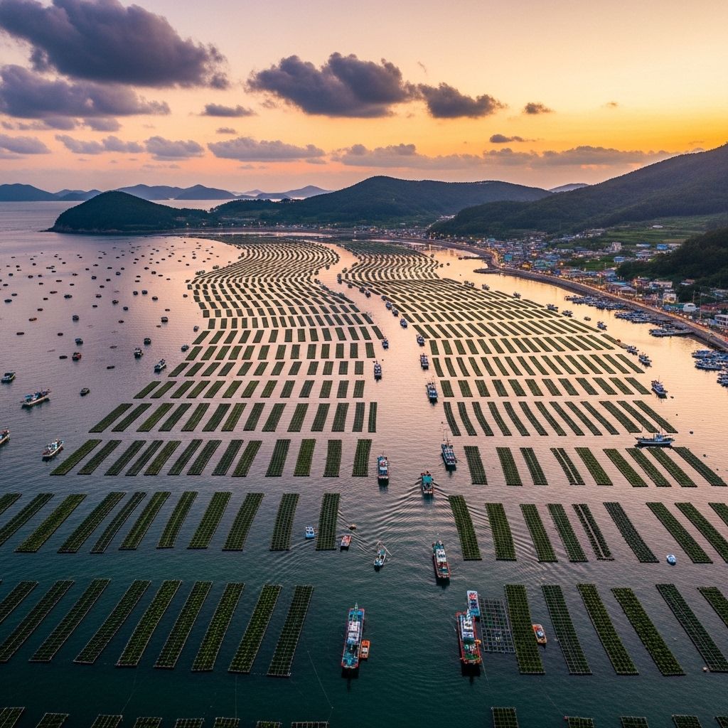 Explore the remarkable traditions, innovations, and environmental benefits behind South Korea’s booming seaweed farming industry.