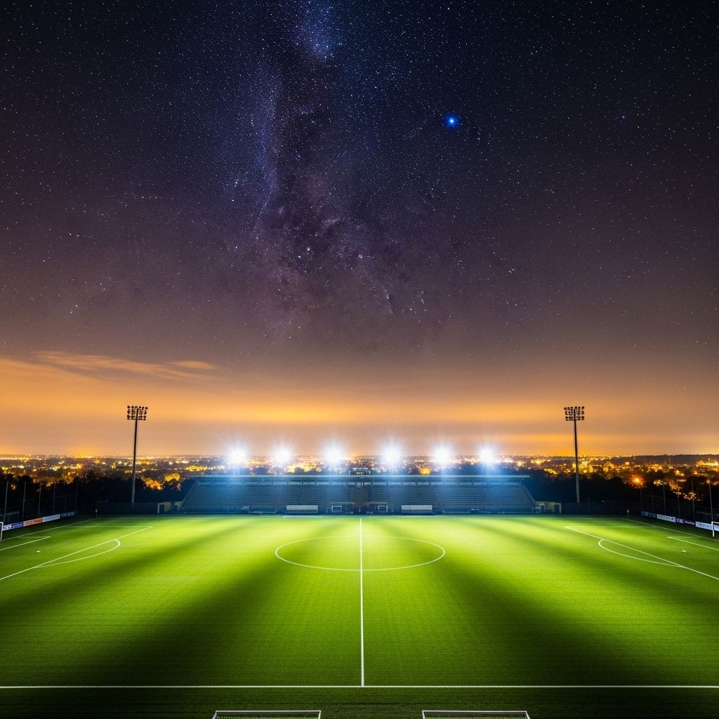 Exploring the environmental impact of sports lighting and innovative solutions to preserve the beauty of the night sky.