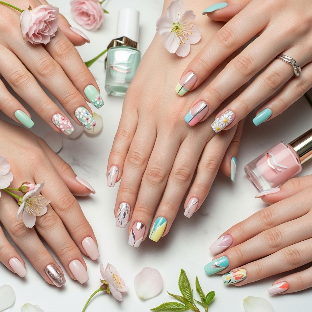 Spring Nail Trends 2018: The Ultimate Guide to Season’s Hottest Manicures From soft nudes to geometric art and eye-catching details, discover 2018's spring nail trends and expert tips for recreating runway-inspired manicures.